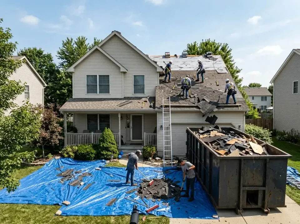 roof-replacement-debris-remova-004 — frequently asked questions, Cheapest Dumpster Rentals in Granite Shoals, TX